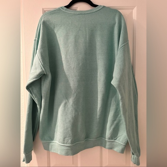 Slash Crew Neck Sweatshirt - Mint - Picture 6 of 6